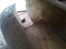 23 nose after internal glassing and sanding