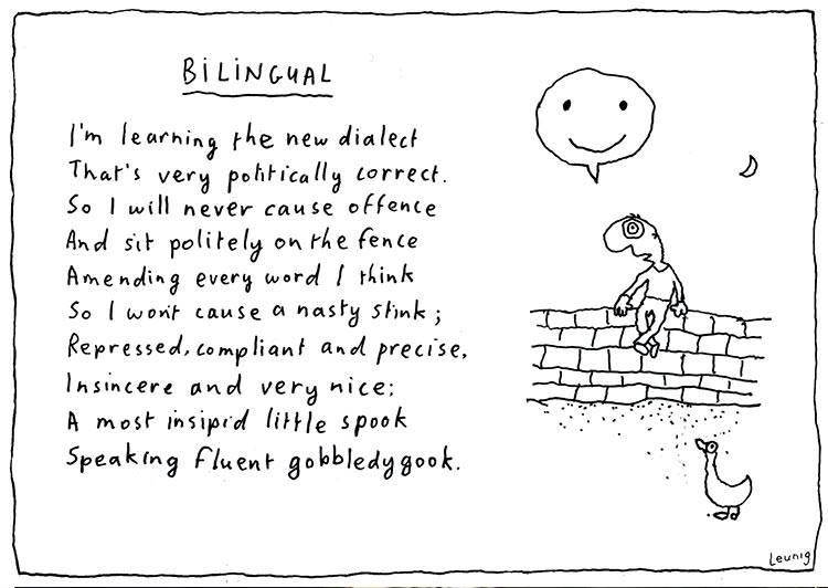 Leunig PC meme