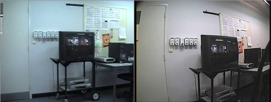 JVC camcorder on left & 580 tvl bulletcam on right