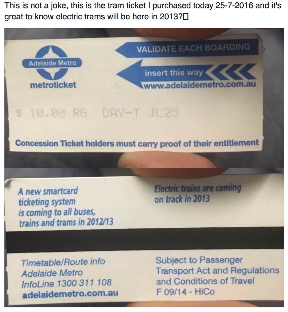 tram ticket copy