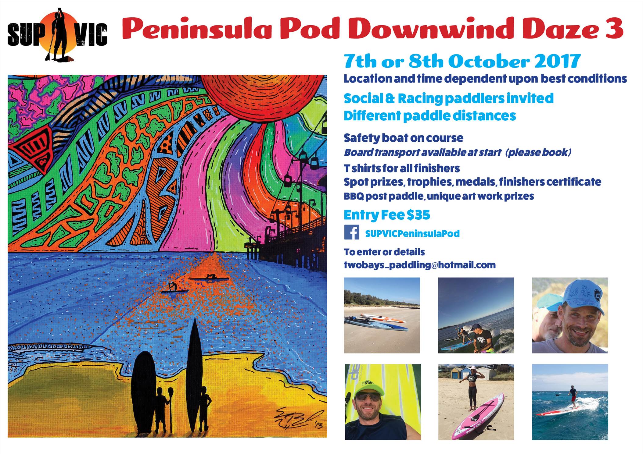 SUP Downwind daze 3 A3