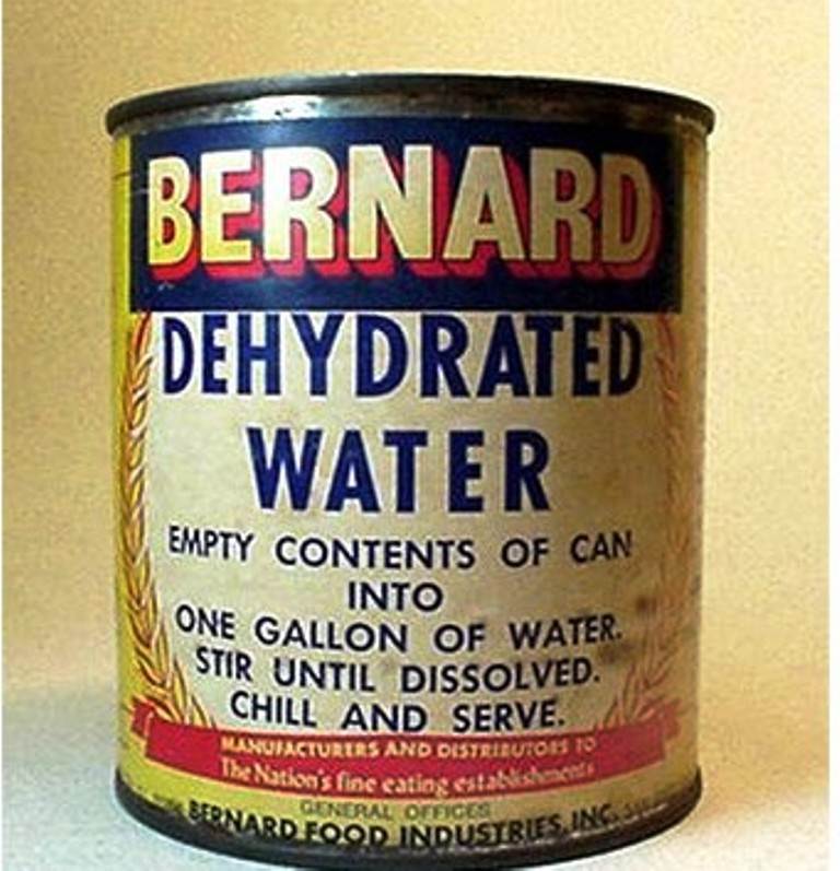dehydrated water