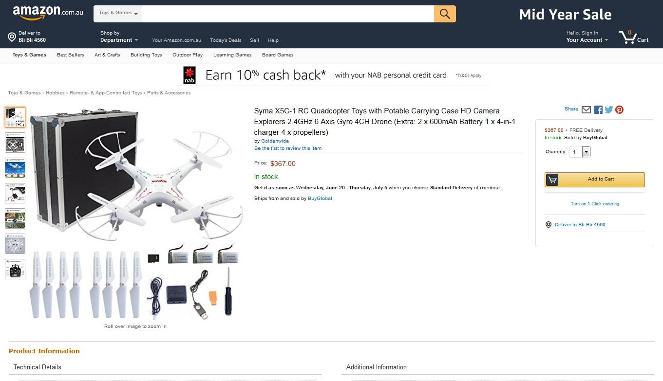 The Harvey Norman induced price change 1