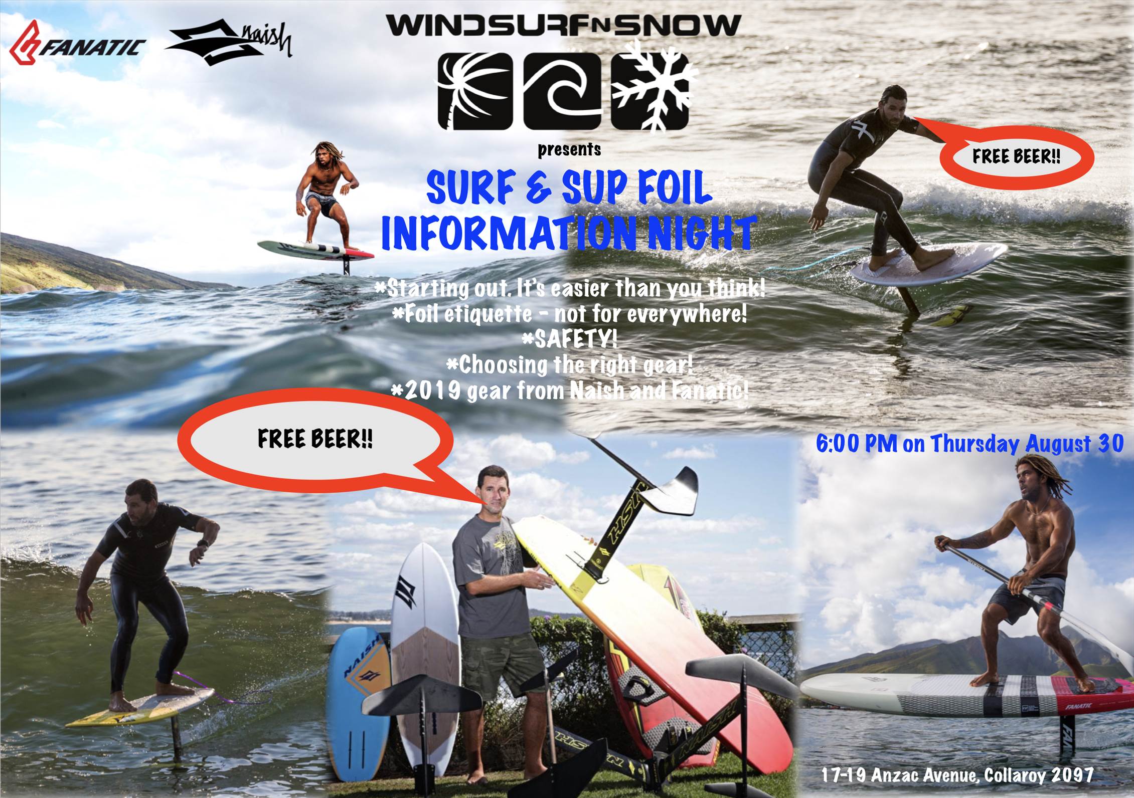 SUP/SURF FOIL INFO NIGHT