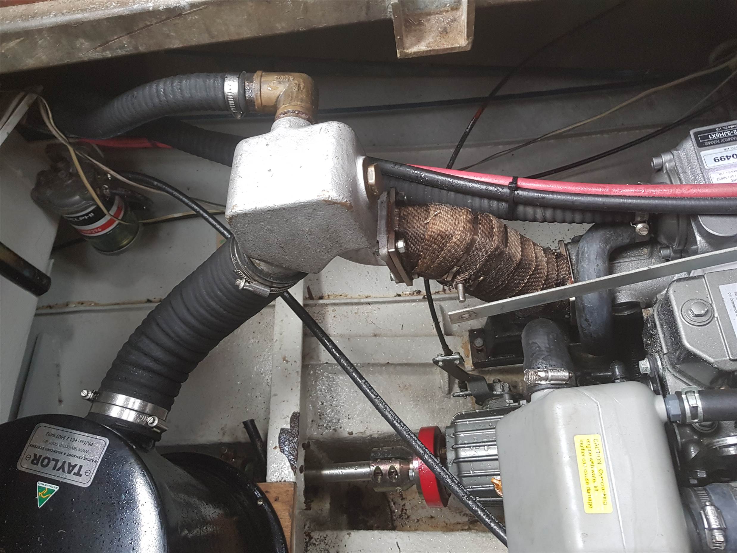 faulty exhaust construction