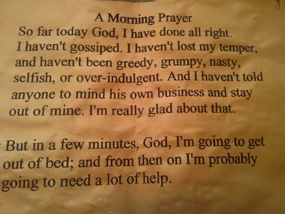 morning prayer