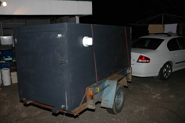 My Windsurfing Trailer - from the back