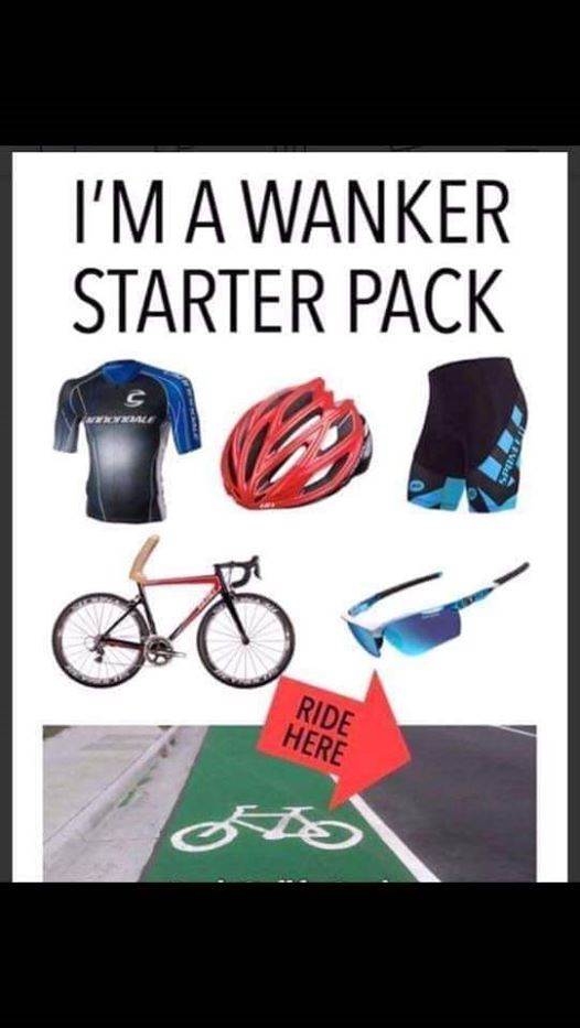 wanker cyclist