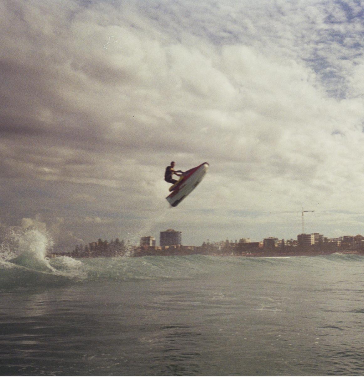 Big air + cold day = sore knees