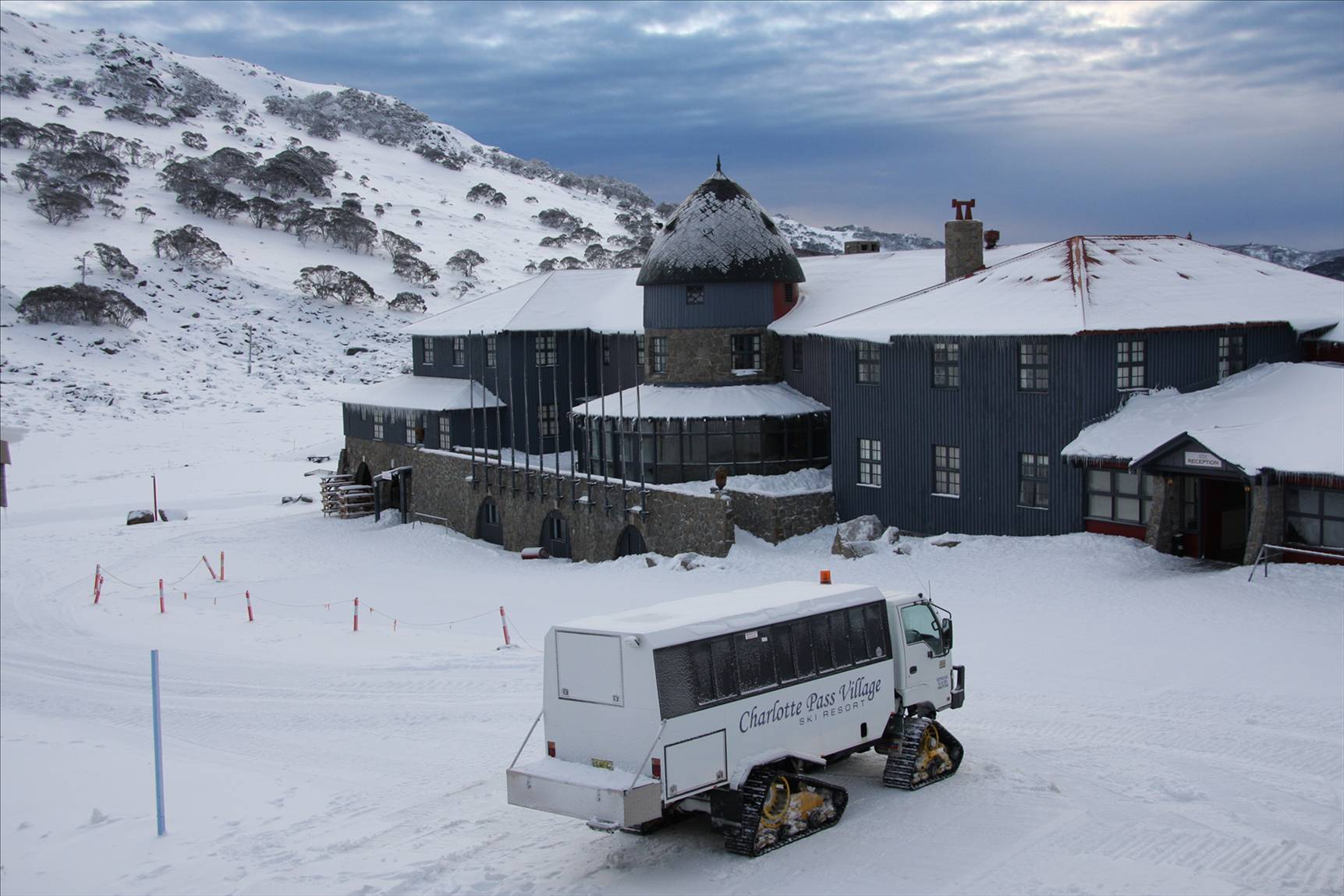 View out of my bedroom window of my workplace