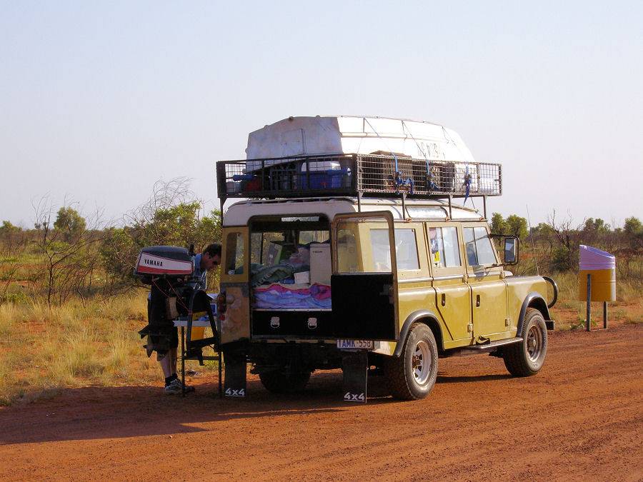 Road Train Stop just outside Pardoo.