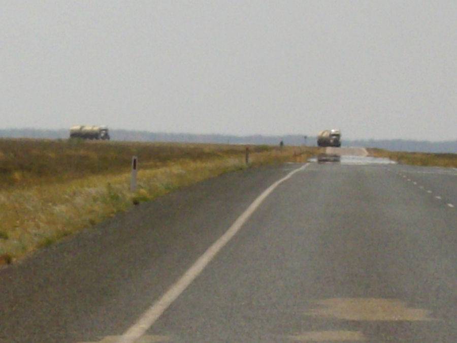 Two Fuel trucks heading our way.