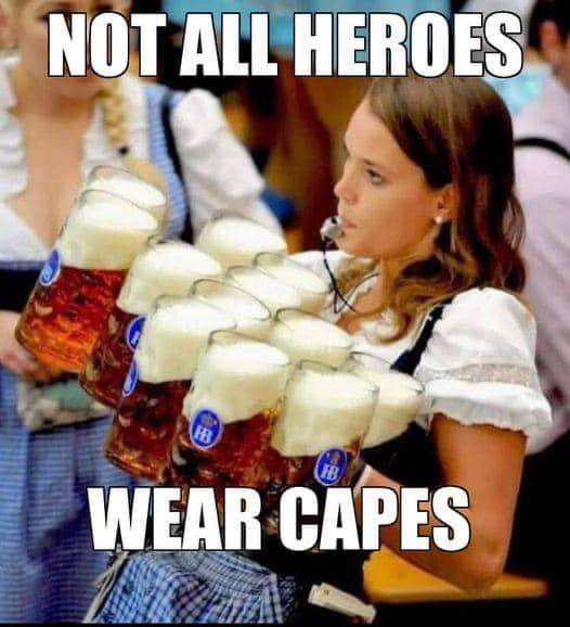 not all heroes wear capes