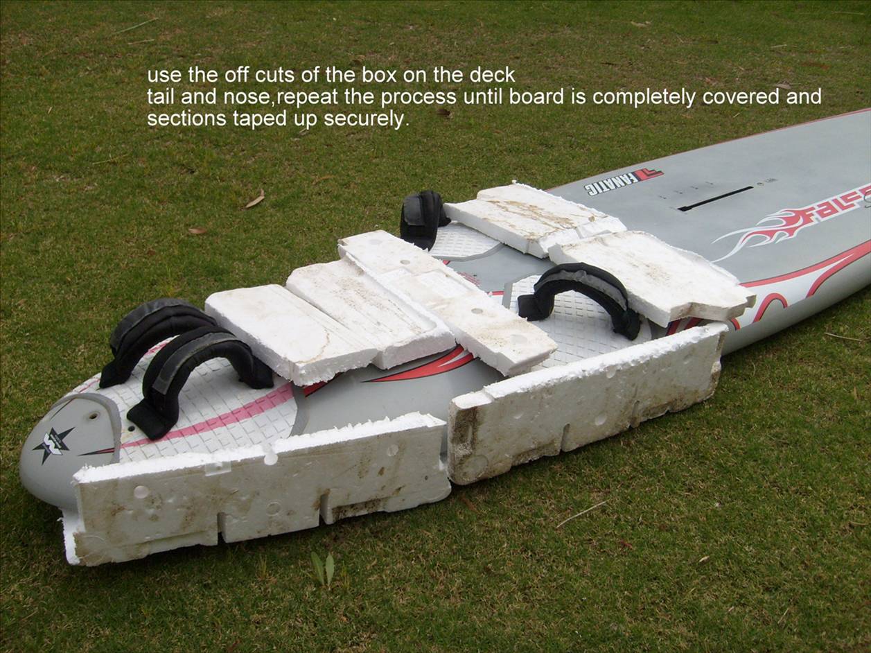 how to pack board to survive freight