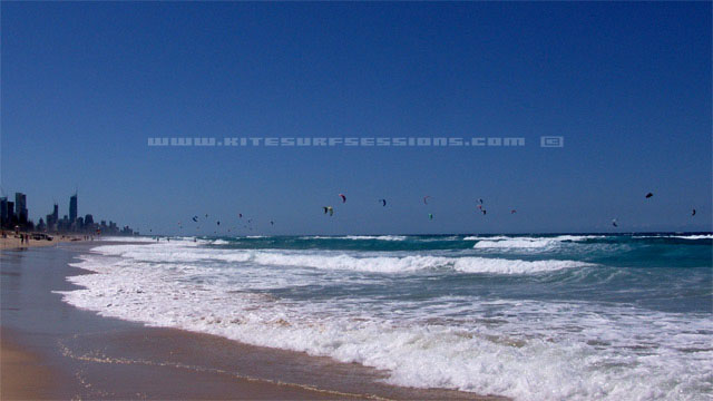 Gold Coast Downwinder Surfers to Burleigh