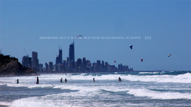 Gold Coast Downwinder Surfers to Burleigh