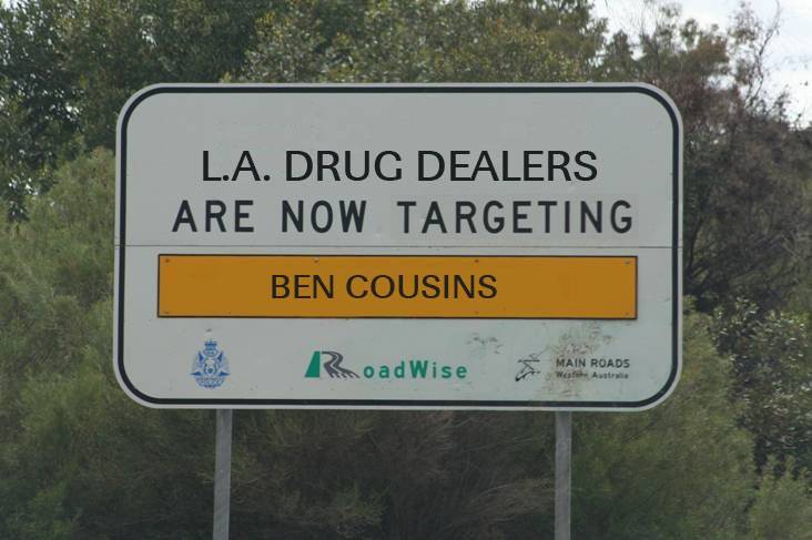 Police targeting ... signs