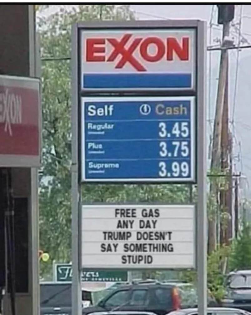 Exxon sign