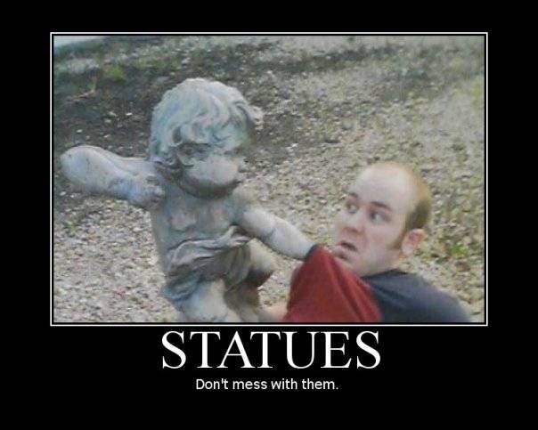 statues