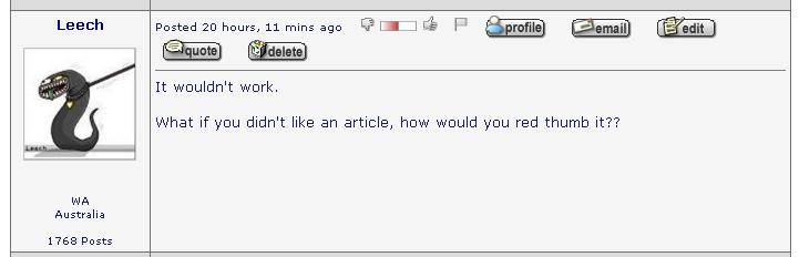 thankyou red thumbers!