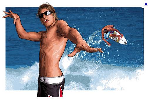 Bruce Irons Cartoon