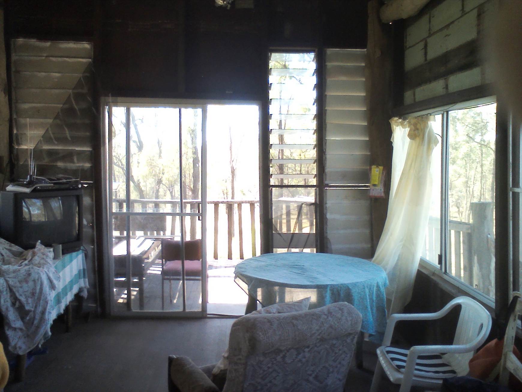 Living room and verandah