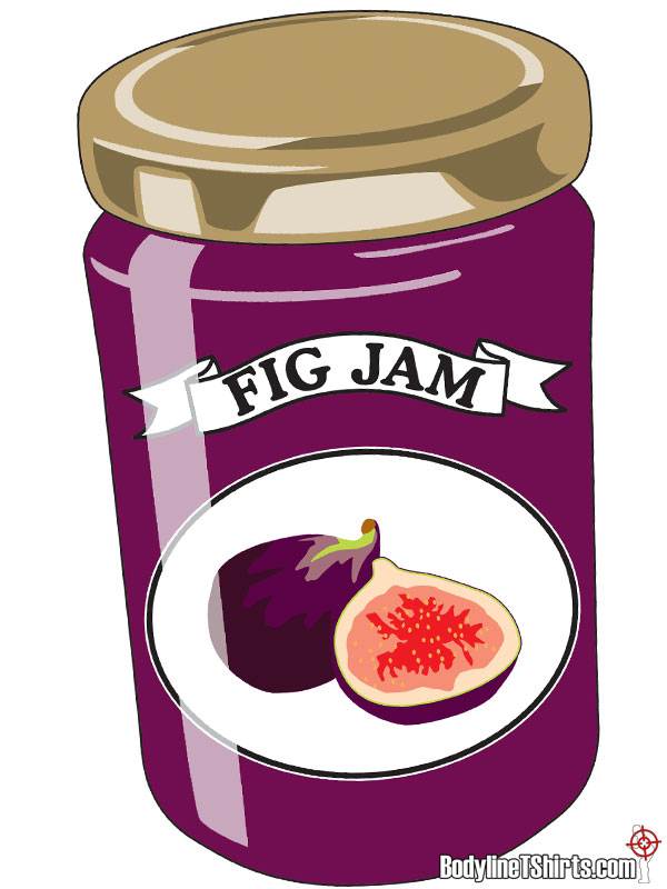 fig-jam-tshirt closeup