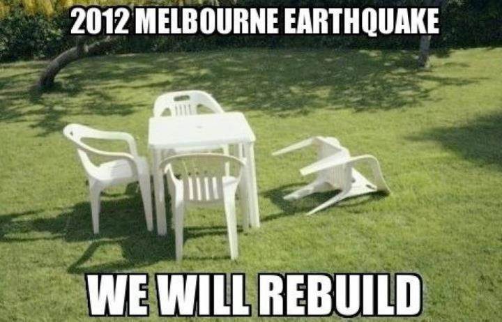 melbourne eartquate 2012