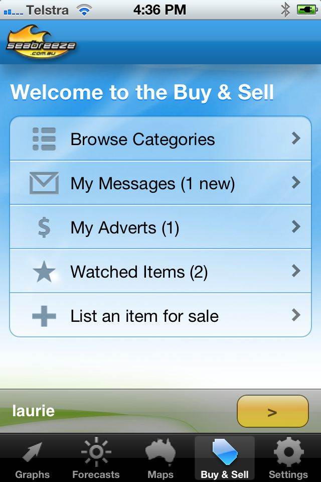 Seabreeze iPhone App