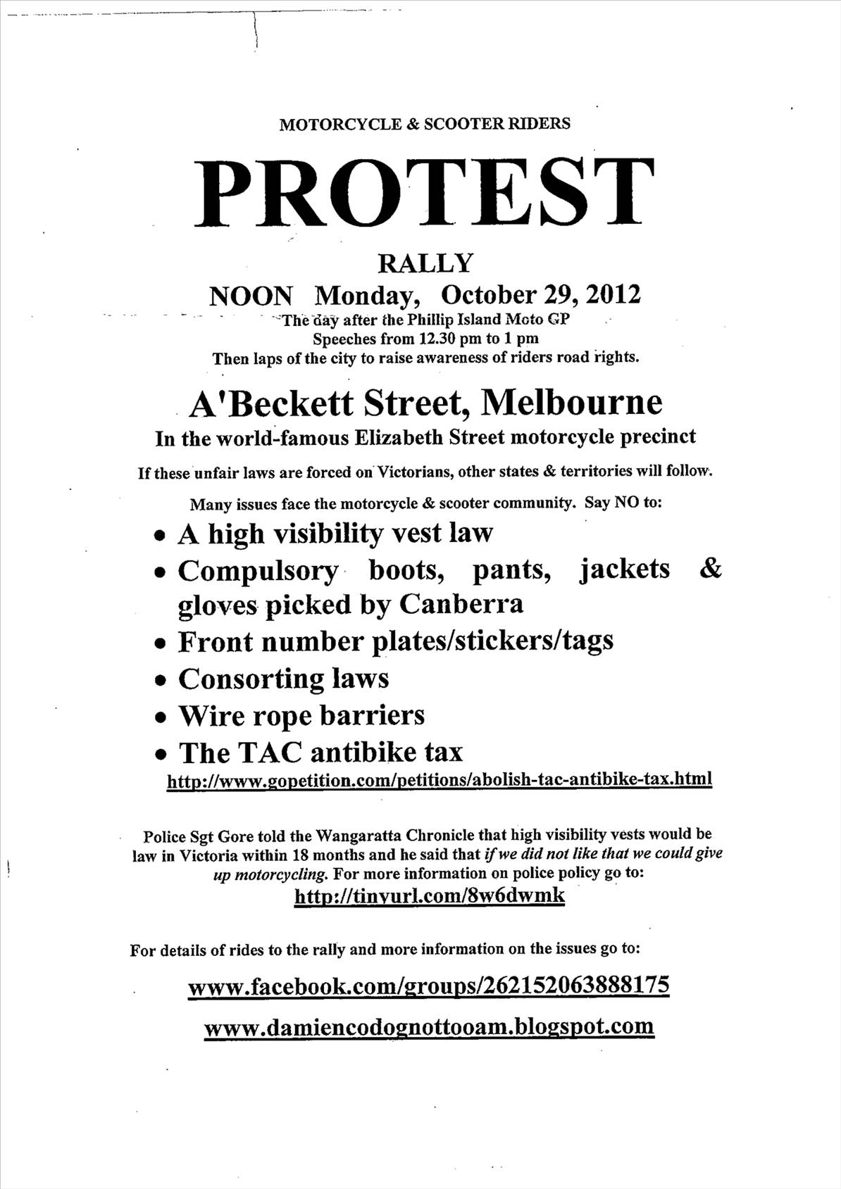 Fight for your rights and freedom of choice