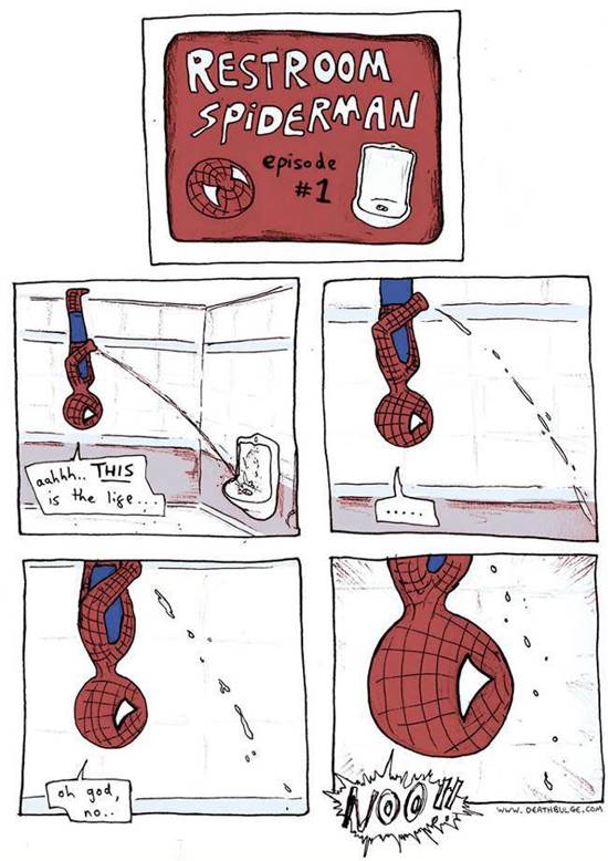 restroom-spiderman