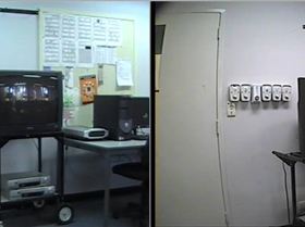 JVC camcorder on left & 580 tvl bulletcam on right