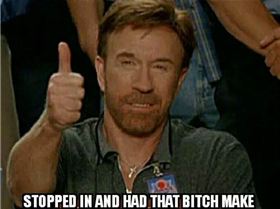 chuck make me a sandwich