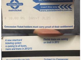 tram ticket copy