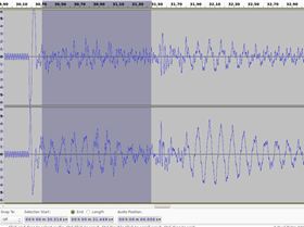 platter rumble with drive belt removed