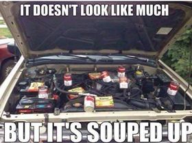 souped up