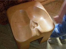 The perfect chair to sit on and watch footy