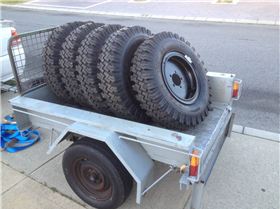 6 x 16 rims 7.5 x 16tyres