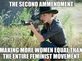 2nd amendment-making-women-equal