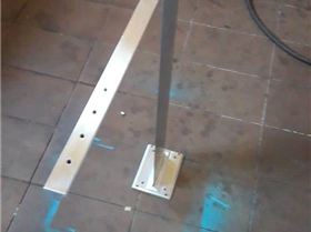 Mast and fuselage assembled