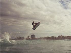 Big air + cold day = sore knees