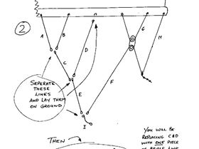 Detach necessary bridle sections and measure new required bridle pice line length