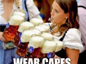 not all heroes wear capes