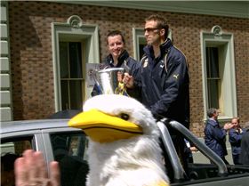 Smells like...like victory...