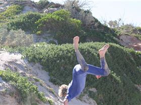 mates being stupid in the dunes!!