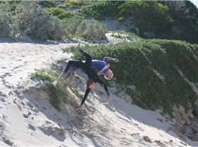mates being stupid in the dunes!!