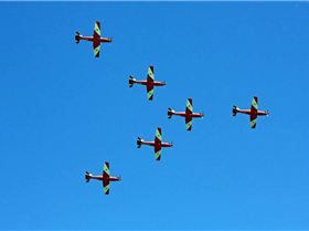 overhead at the beach
