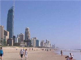 3136612-Broadbeach with Q1 Tower at left-Gold Coast