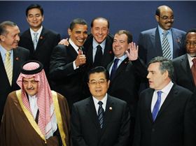 President Obama, Italy's Prime Minister Silvio Berlusconi, and Russa's President Dmitry Medvedev: "