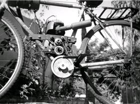 Pweedas first motor bike